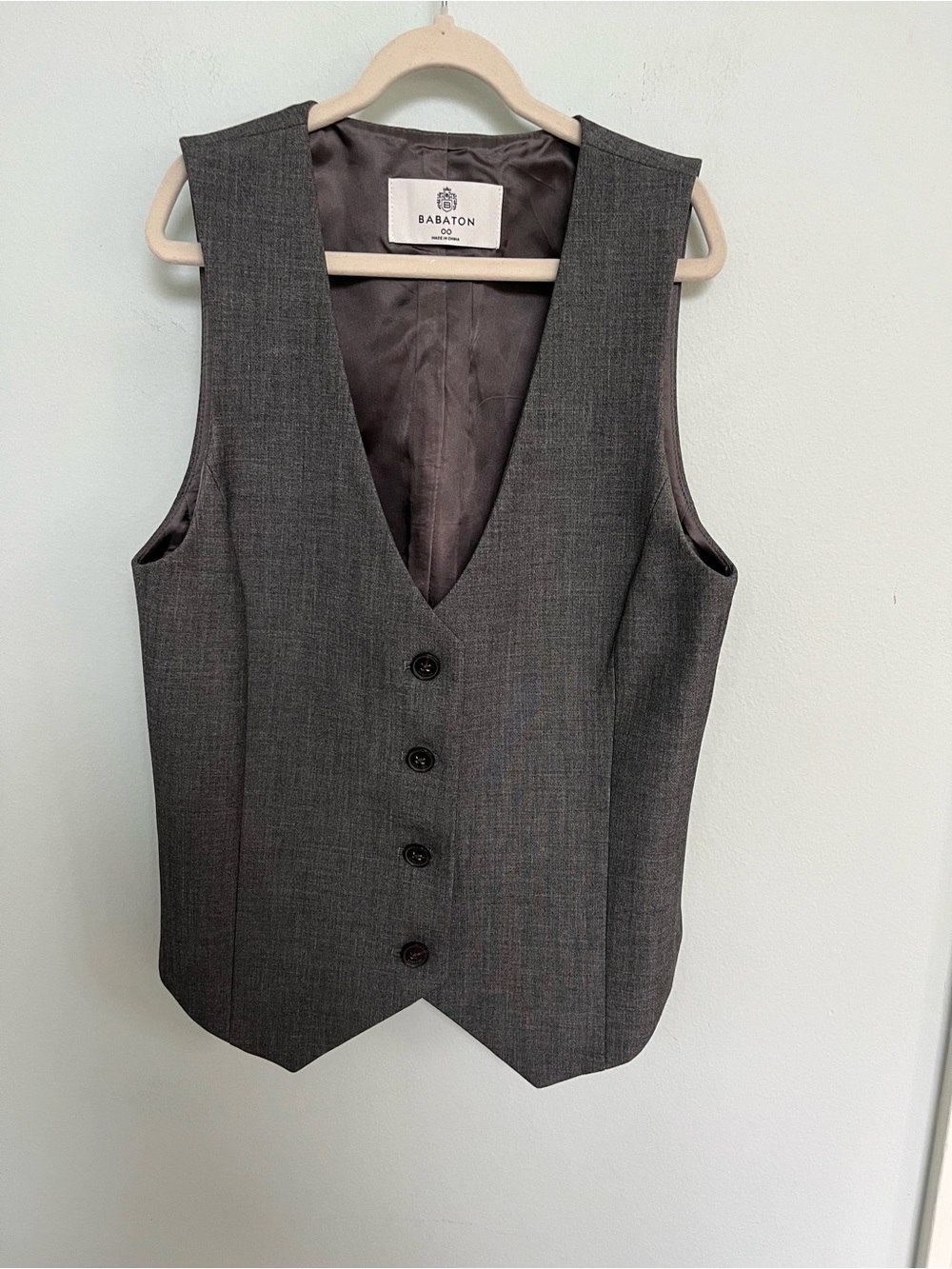 Babaton Grey vest